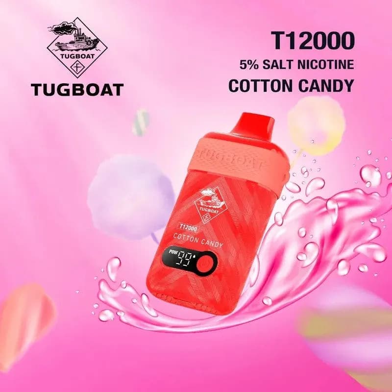 Cotton Candy-Tugboat T12000 - VapeSoko