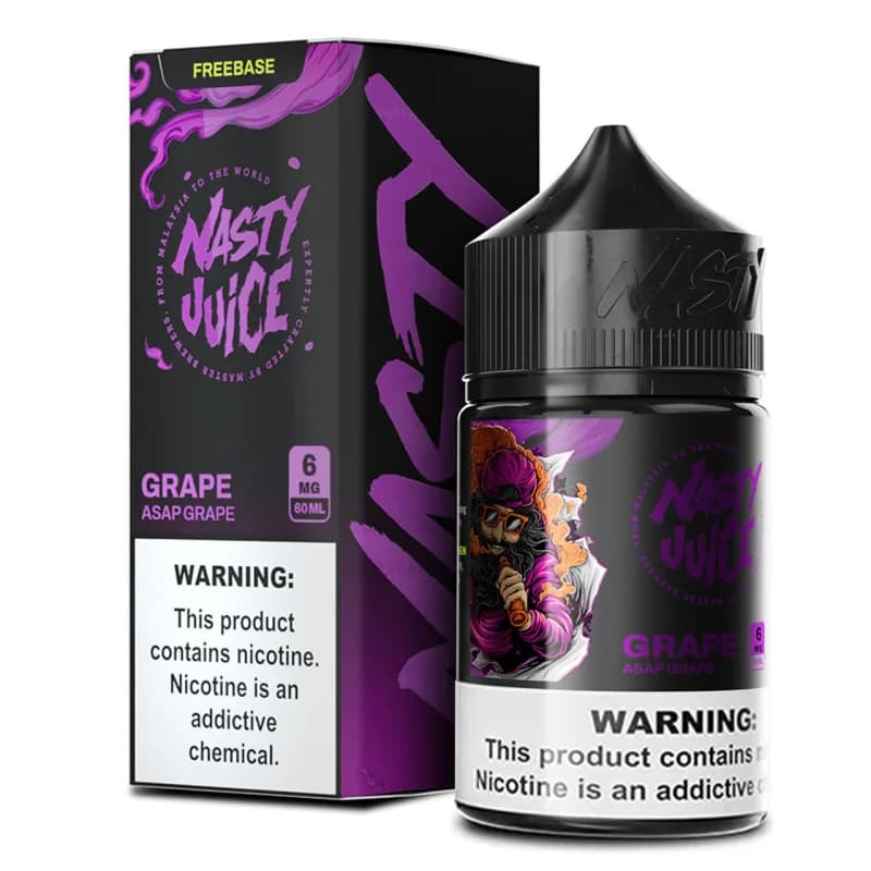 Asap Grape Nasty Juice 60ml - VapeSoko