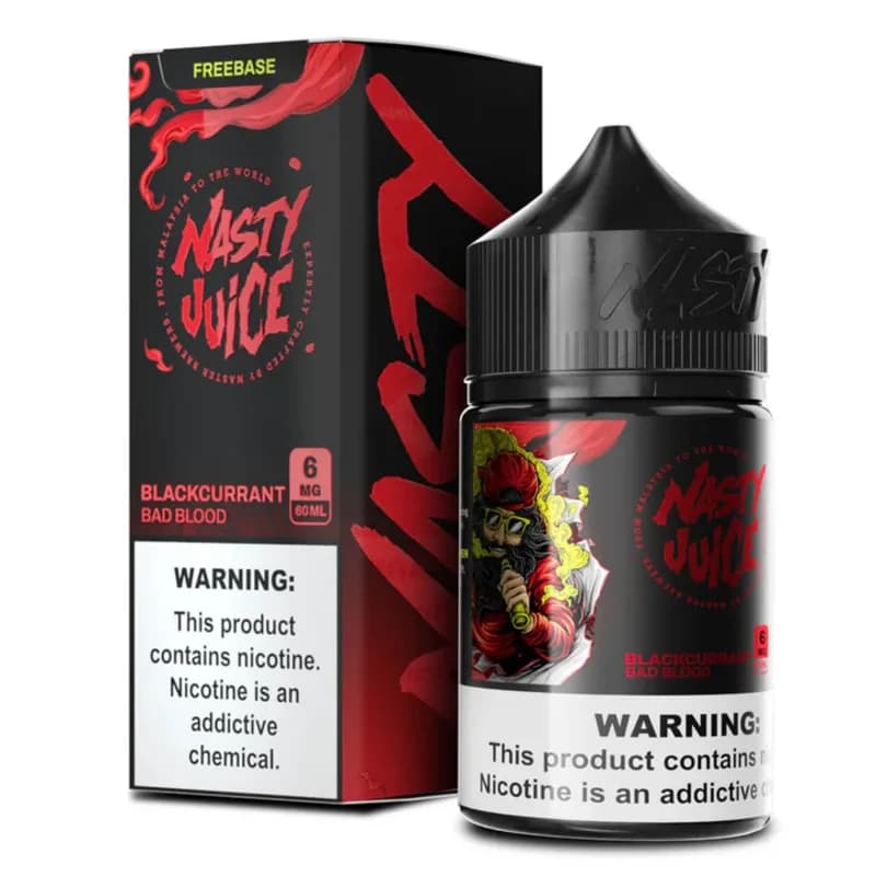 Bad Blood Nasty Juice 60ml - VapeSoko