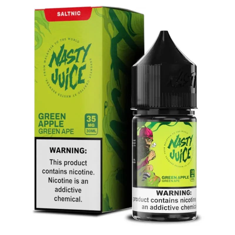 Green Apple- Nasty Salt 30ml - image 1