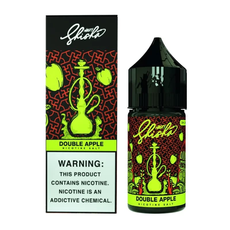 Double Apple Shisha- Nasty Salt 30ml - VapeSoko