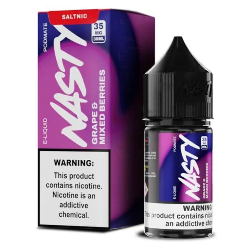 Grape & Mixed Berries- Nasty Salt 30ml - VapeSoko