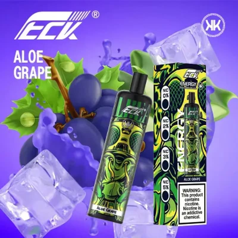 Aloe Grape- KK Energy 5000 Puffs  - image 1