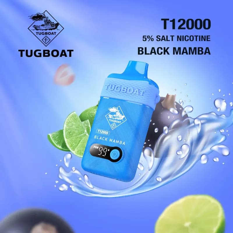 Black Mamba- Tugboat 12,000 Puffs - VapeSoko