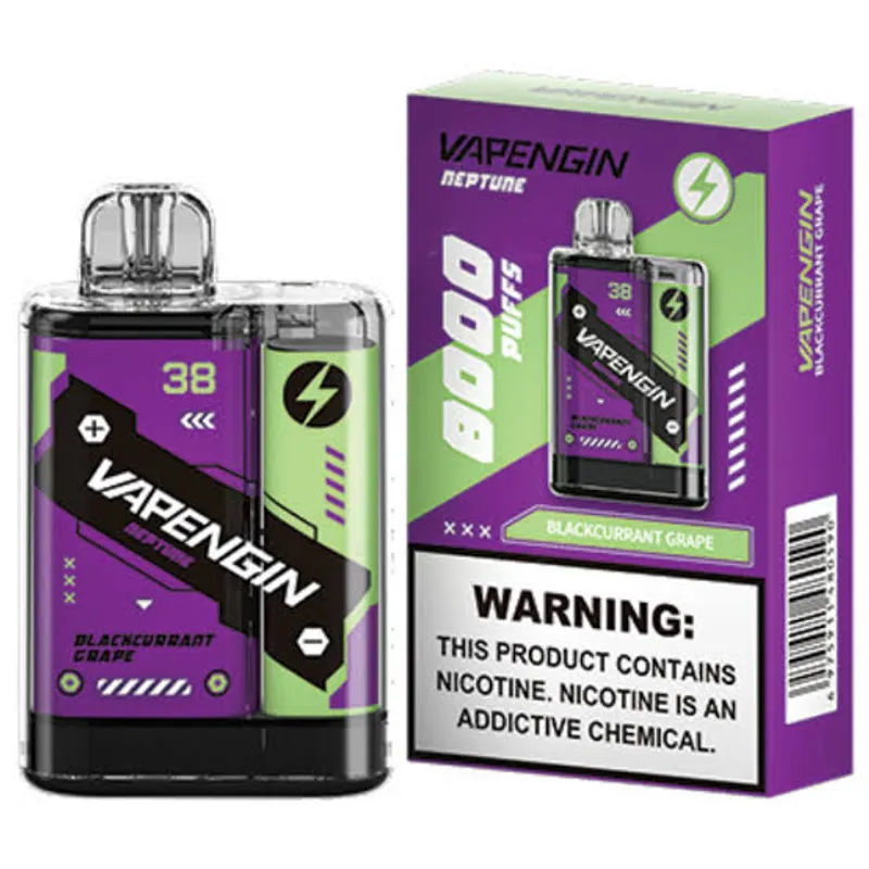 Blackcurrant Grape-Vapengin Neptune 8000 Puffs - VapeSoko