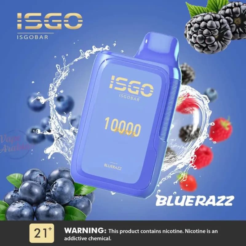 Blue Razz -ISGOBAR 10000 Puffs - image 1