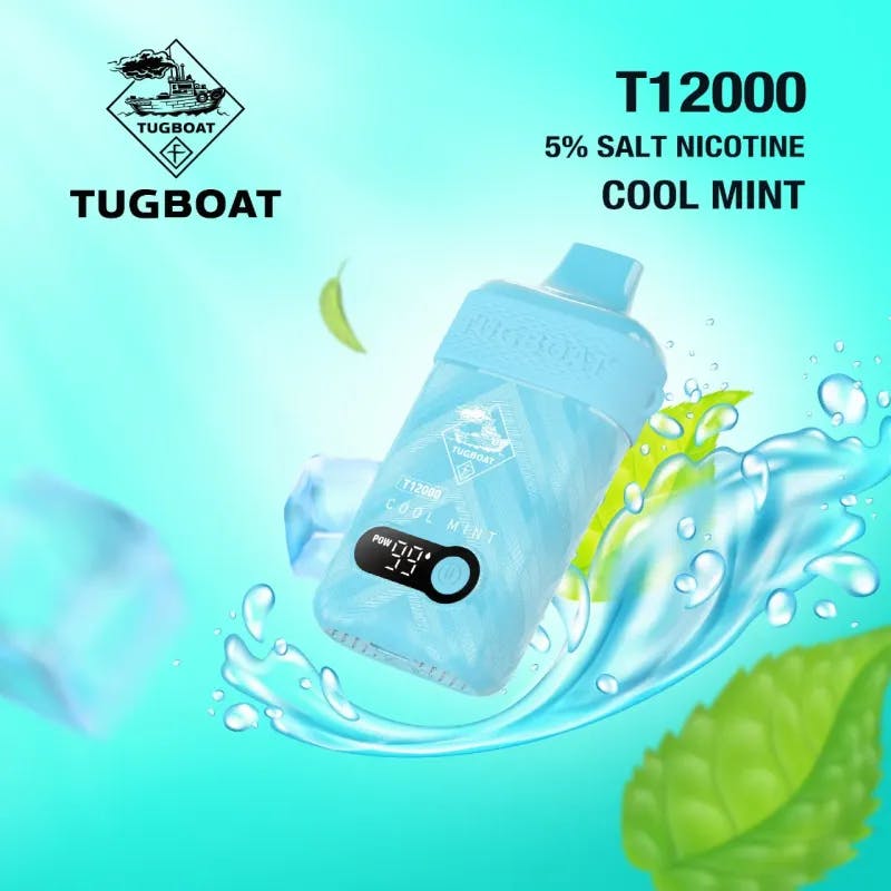 Cool Mint- Tugboat T12000 - VapeSoko