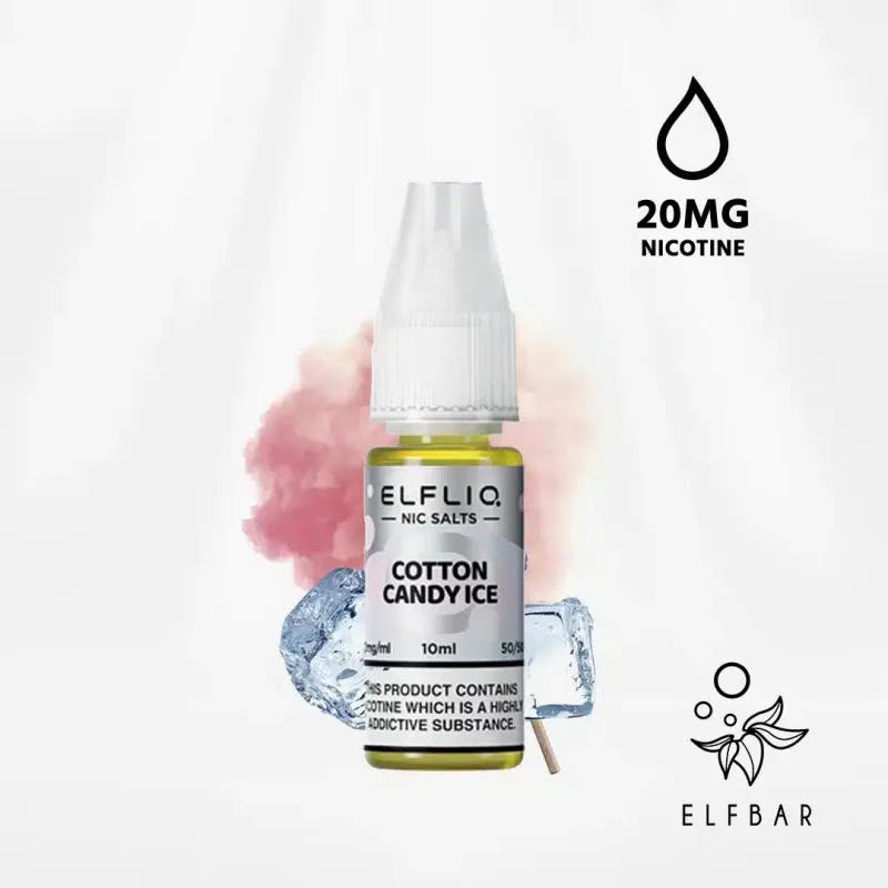 Cotton Candy Ice-ELFBAR ELFLIQ 10ml - VapeSoko