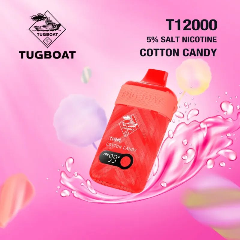 Cotton Candy- Tugboat T12000 - VapeSoko