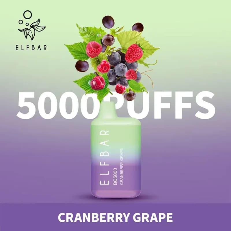 Cranberry Grape-Elfbar BC5000 - image 1