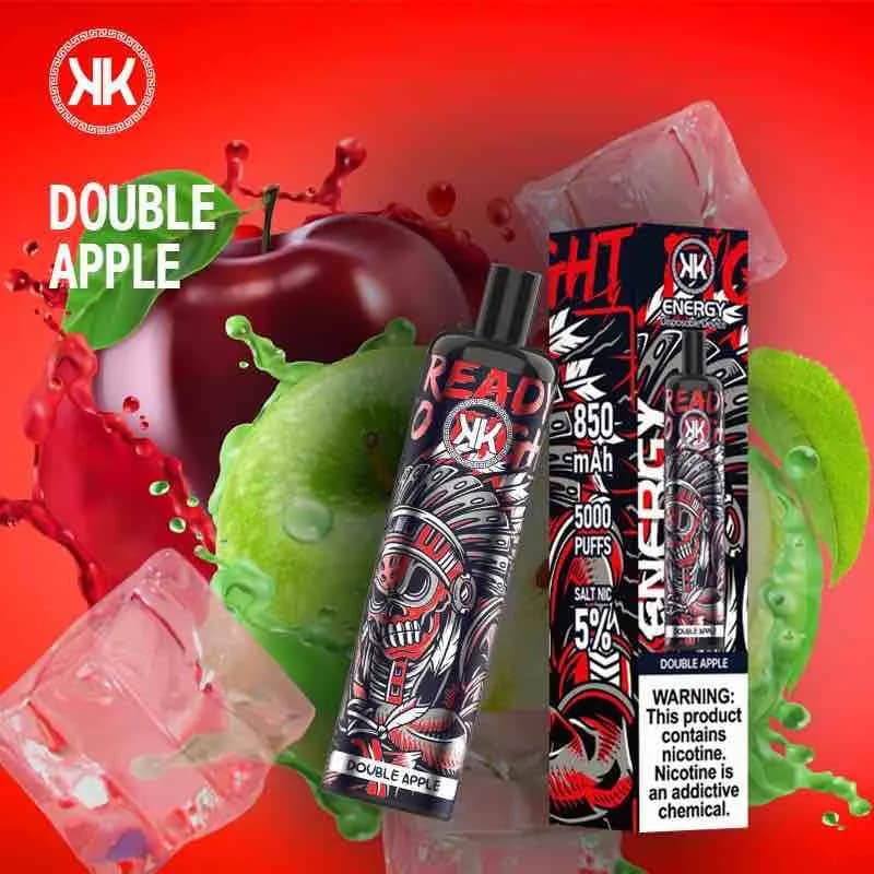 Double Apple- KK Energy 5000 Puffs  - VapeSoko