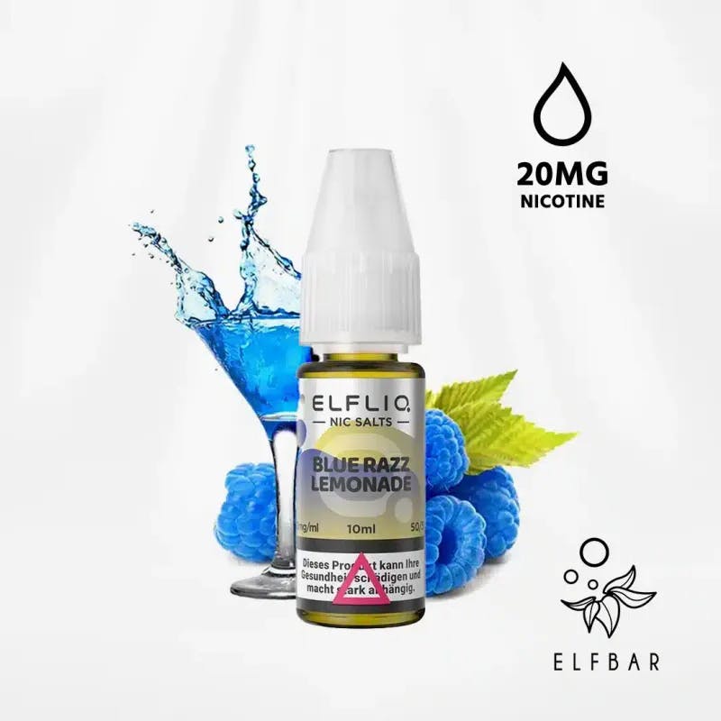  Blue Razz Lemonade- ELFBAR ELFLIQ 10ml - VapeSoko