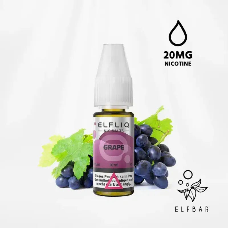 Grape -ELFBAR ELFLIQ 10ml - VapeSoko