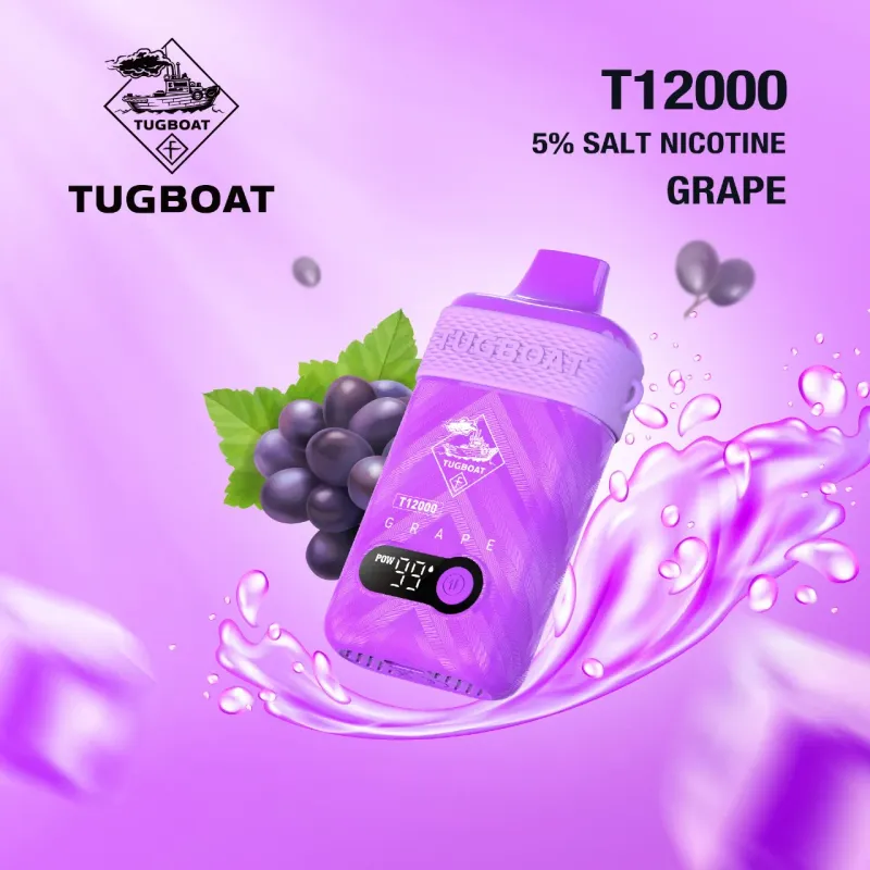 Grape- Tugboat T12000 - VapeSoko