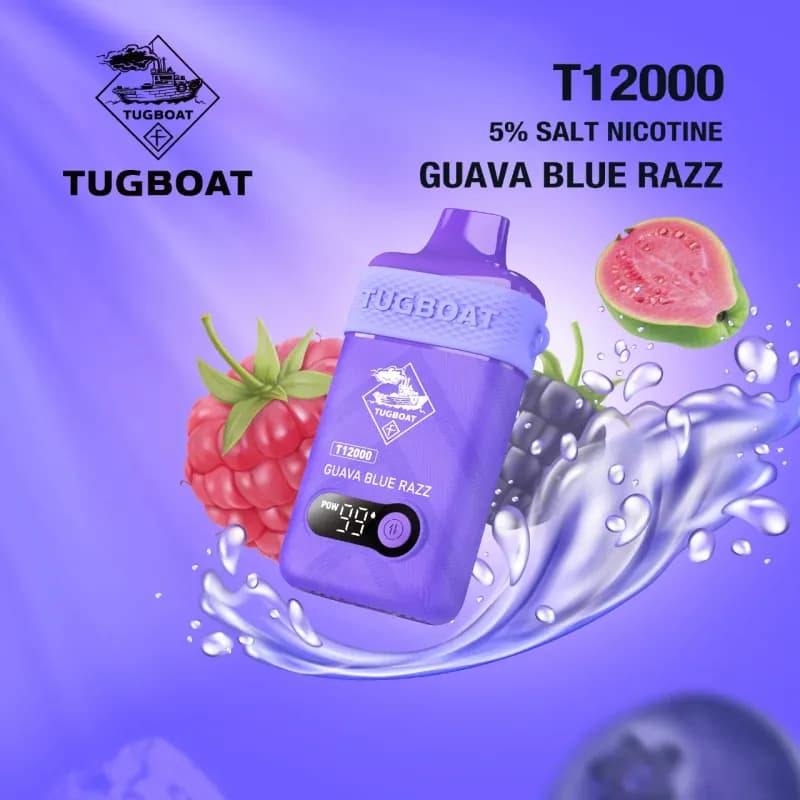 Guava Blue Razz- Tugboat T12000 - VapeSoko