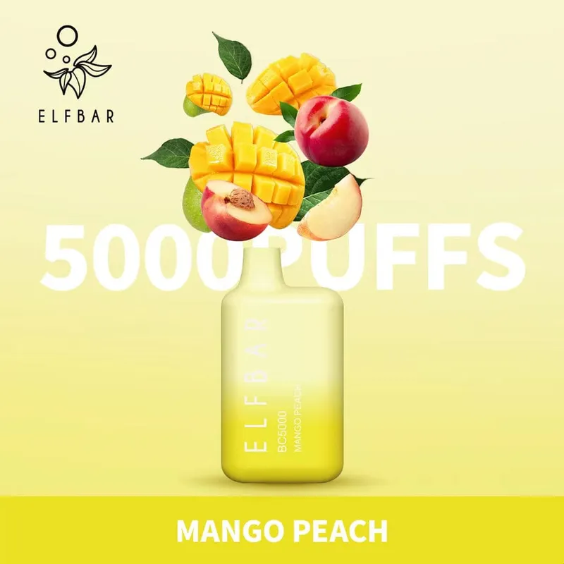 Mango Peach-Elfbar BC5000 - image 1