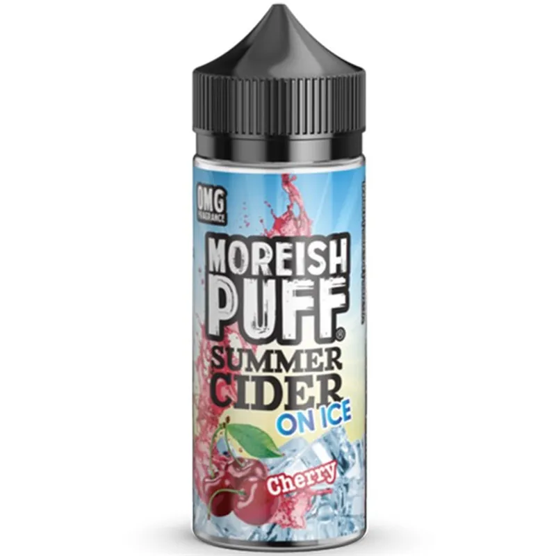 Cherry-Moreish Puff Summer Cider On Ice  100ml - VapeSoko