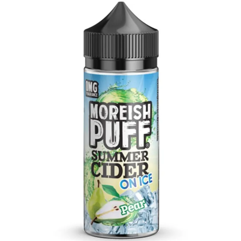 Pear-Moreish Puff Summer Cider On Ice  100ml - VapeSoko