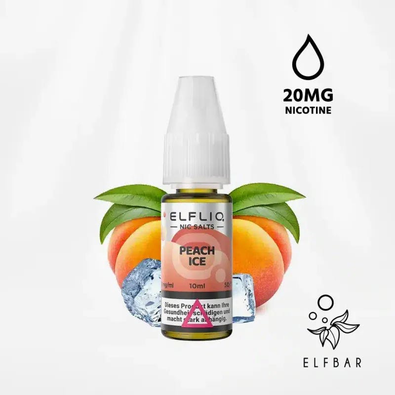 Peach Ice -ELFBAR ELFLIQ 10ml - VapeSoko