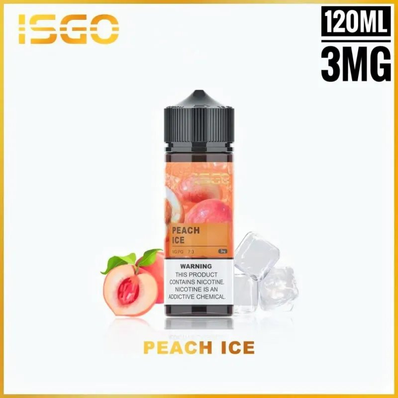 Peach Ice - ISGO E-liquid 120mL - image 1