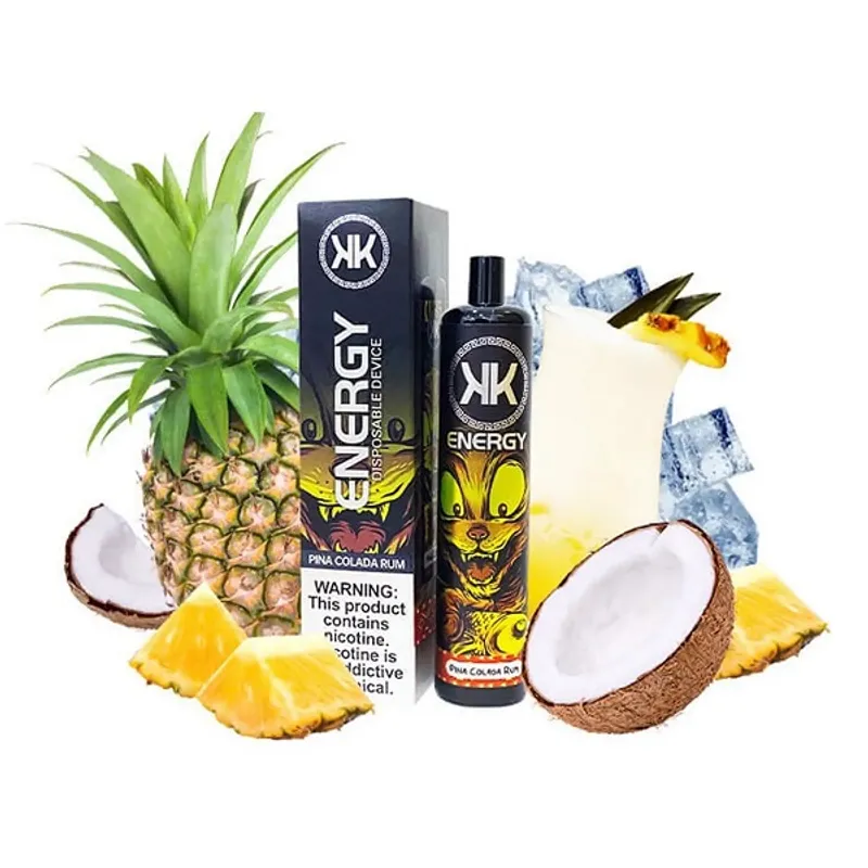 Pina Colada Rum- KK Energy 5000 Puffs  - VapeSoko