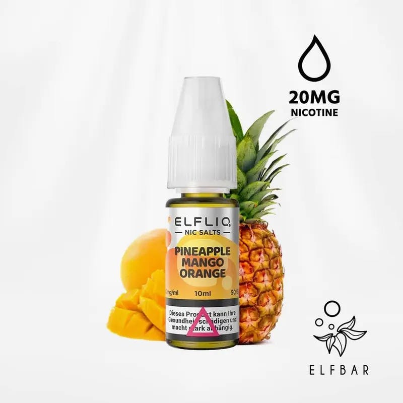 Pineapple Orange Mango- ELFBAR ELFLIQ 10ml - VapeSoko