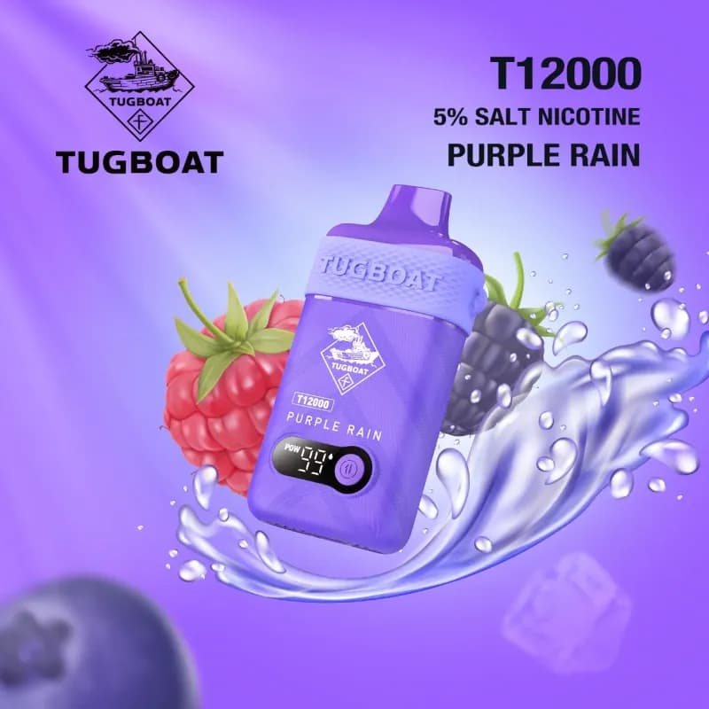 Purple Rain- Tugboat T12000 - VapeSoko