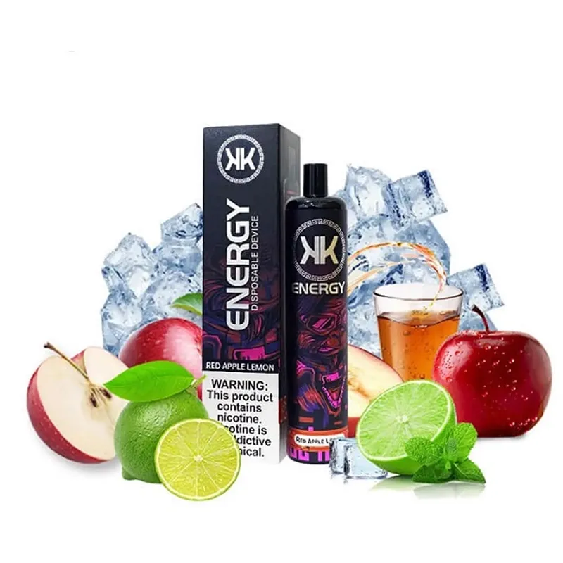 Red Apple Lemon - KK Energy 5000 Puffs  - image 1