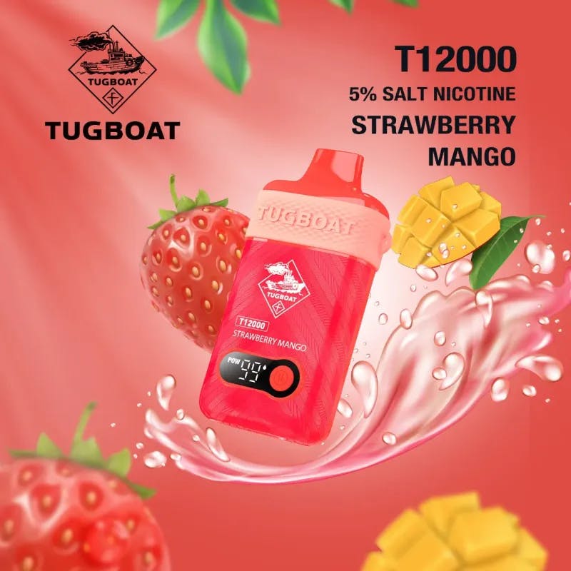 Strawberry Mango- Tugboat T12000 - VapeSoko