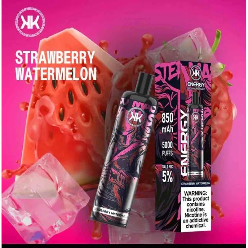 Strawberry Watermelon- KK Energy 5000 Puffs  - VapeSoko