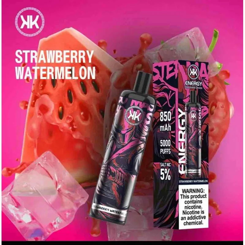 Strawberry Watermelon- KK Energy 5000 Puffs  - image 1