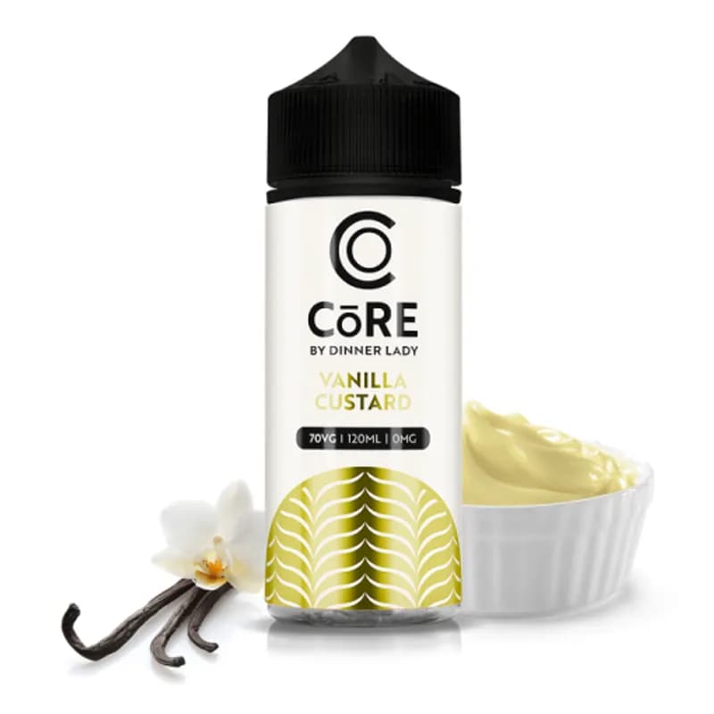 Vanilla Custard-Core By Dinner Lady 120ml  - VapeSoko