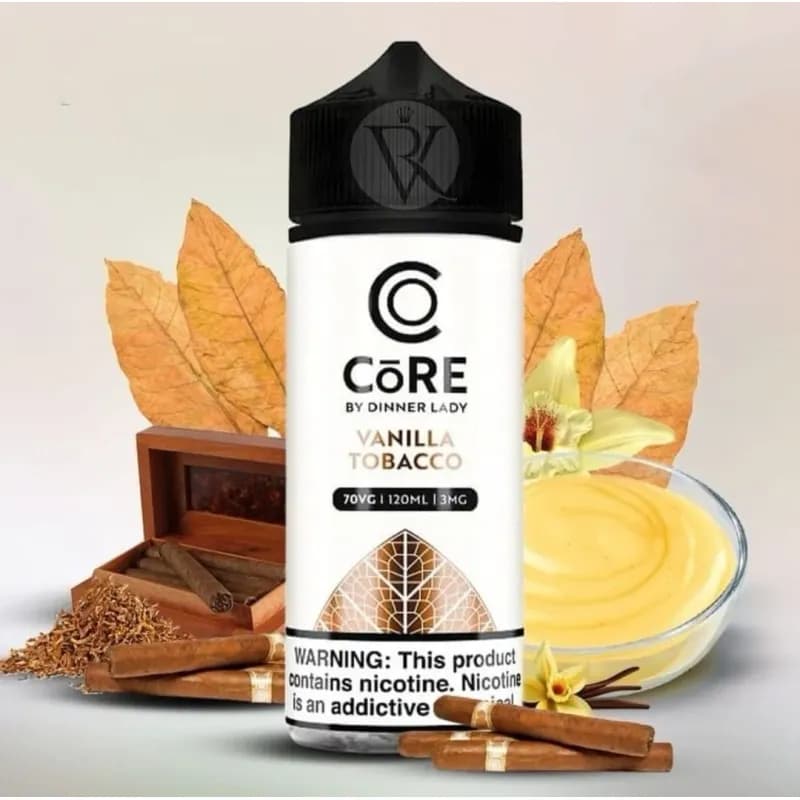 Vanilla Tobacco - Core Dinner Lady 120ml  - VapeSoko