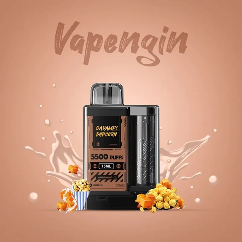 Vapengin Caramel Popcorn - 5500 Puffs - image 1