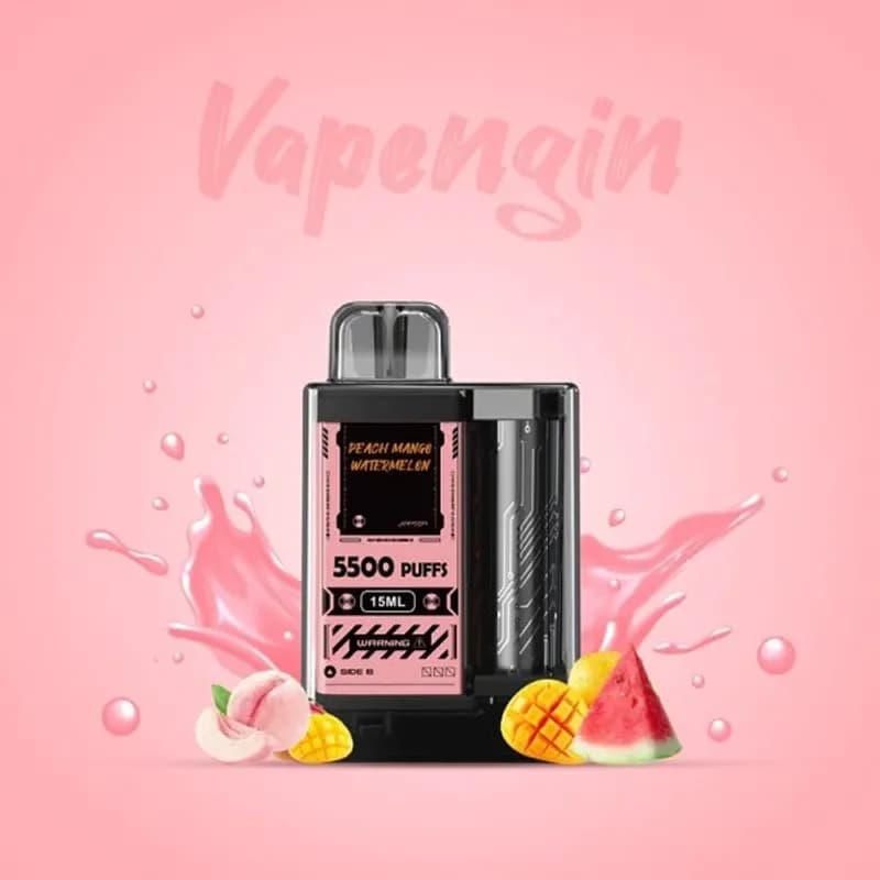 Vapengin Peach Mango Watermelon- 5500 Puffs - image 1