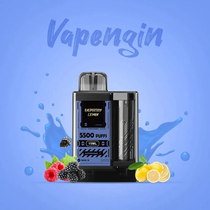 Vapengin Raspberry Lemon - 5500 Puffs - VapeSoko