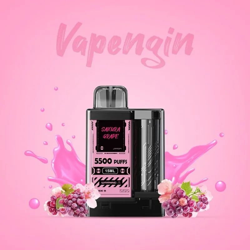 Vapengin Sakura Grape - 5500 Puffs - VapeSoko