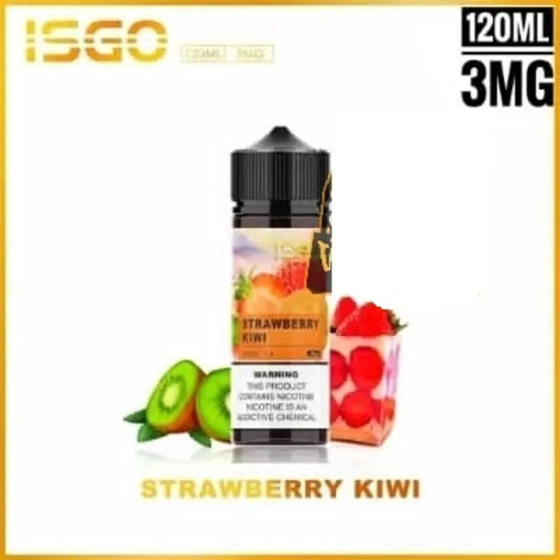 Strawberry Kiwi- ISGO E-liquid 120ML - VapeSoko