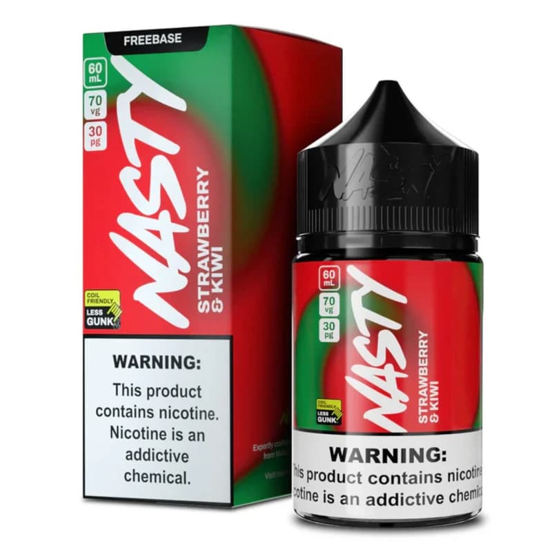 Strawberry Kiwi Nasty Juice 60ml - image 1