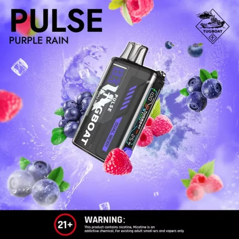 Purple Rain - Tugboat Pulse 20000 Puffs - VapeSoko