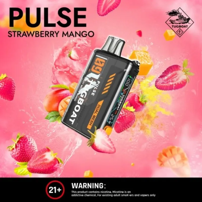 Strawberry Mango - Tugboat Pulse 20000 Puffs - VapeSoko