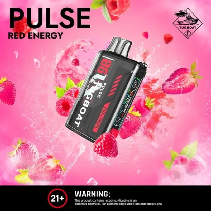 Red Energy - Tugboat Pulse 20000 Puffs - VapeSoko