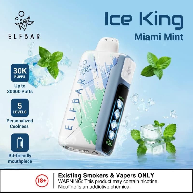 Miami Mint-Elfbar Ice King 30,000 Puffs - image 1