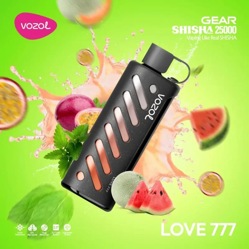 Love 777-Vozol Gear Shisha 25000 Puffs - image 1