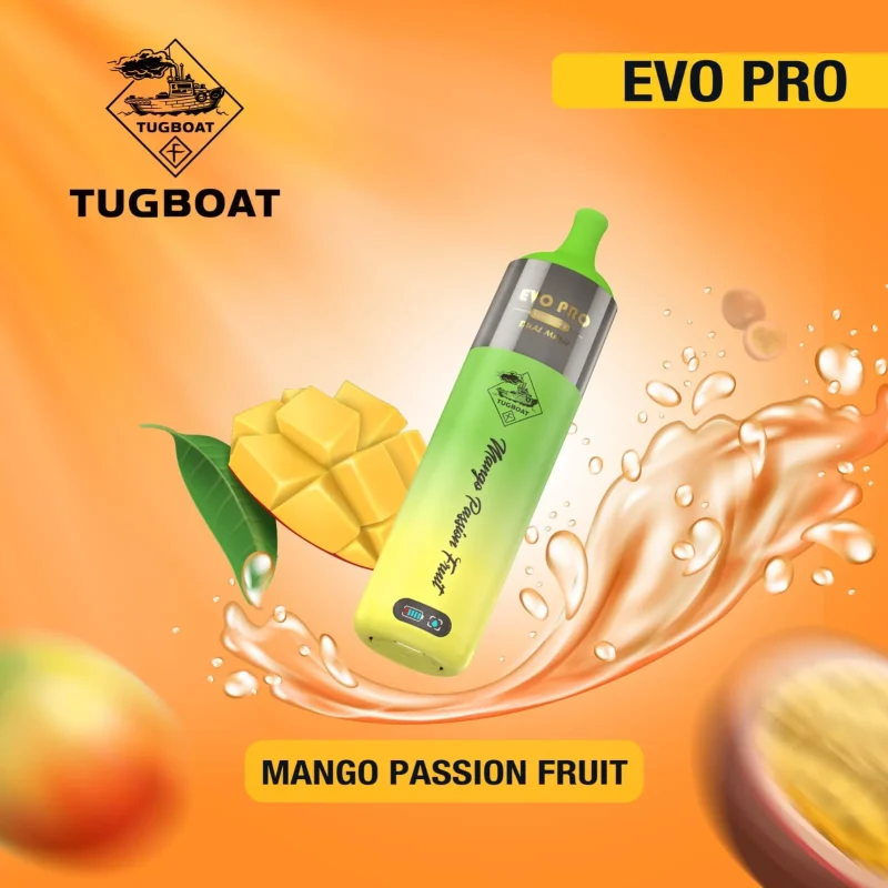 Mango Passion Fruit - Tugboat Evo Pro 15000 Puffs - image 1