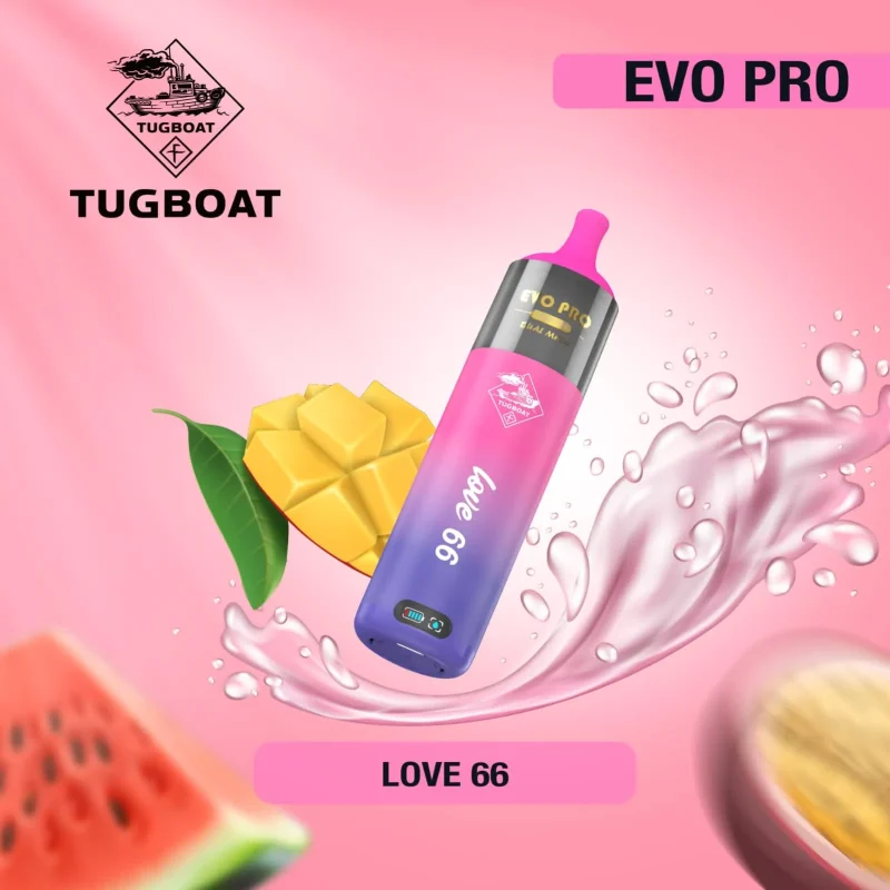 Love 66- Tugboat Evo Pro 15000 Puffs - VapeSoko