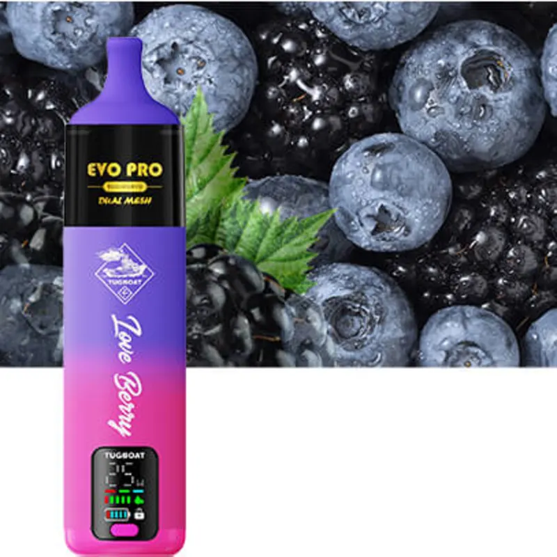 Love Berry- Tugboat Evo Pro 15000 Puffs - VapeSoko