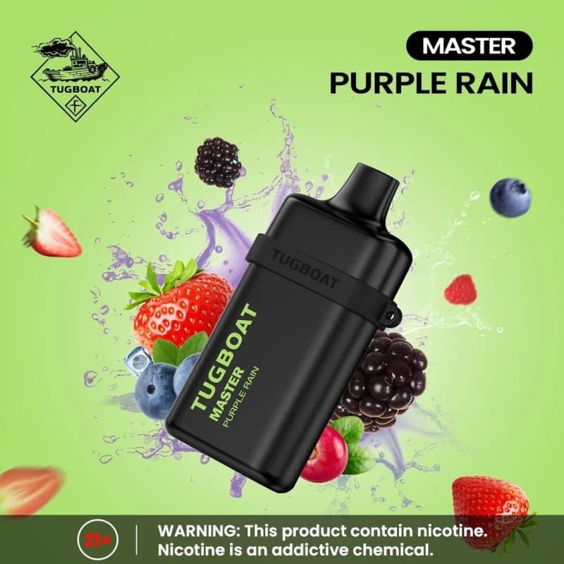 Purple Rain-Tugboat Master 10,000 Puffs - VapeSoko