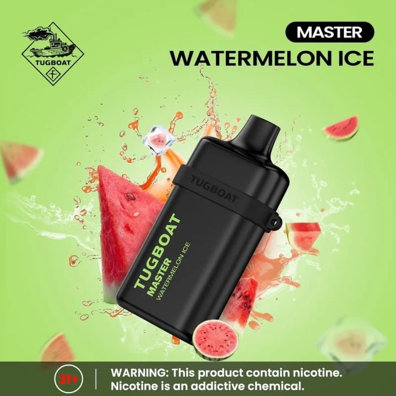 Watermelon Ice-Tugboat Master 10,000 Puffs - VapeSoko