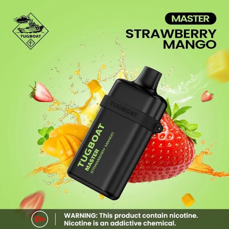 Strawberry Mango-Tugboat Master 10,000 Puffs - VapeSoko